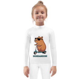 Bundanoon Scooter Wombat Kids Rash Guard
