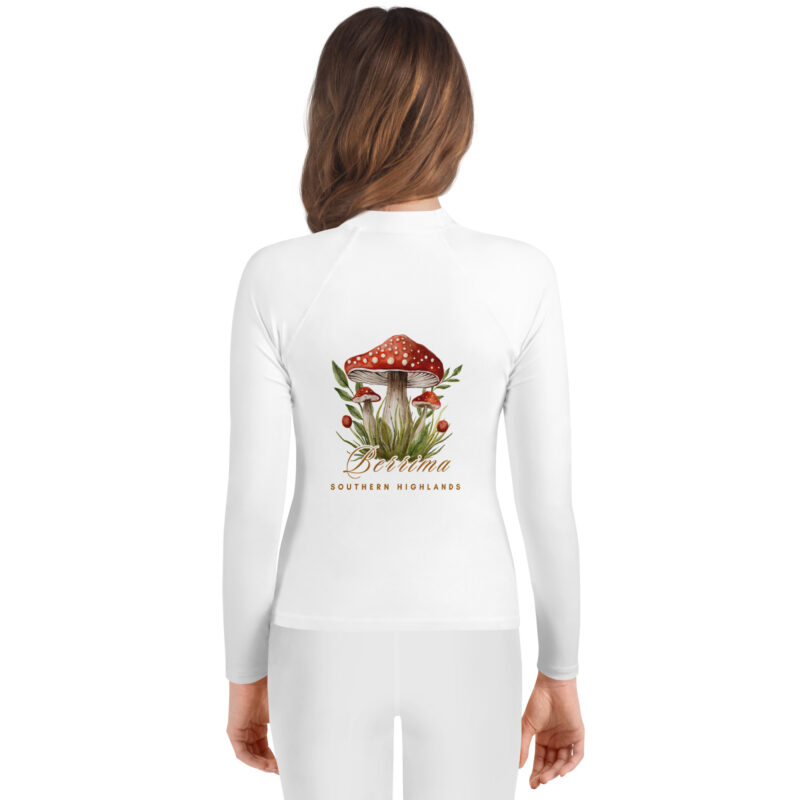 Berrima Mushroom Youth Rash Guard - Image 2