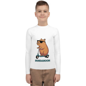 Bundanoon Scooter Wombat Youth Rash Guard