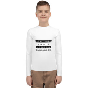 New York, Paris, London, Bundanoon Youth Rash Guard