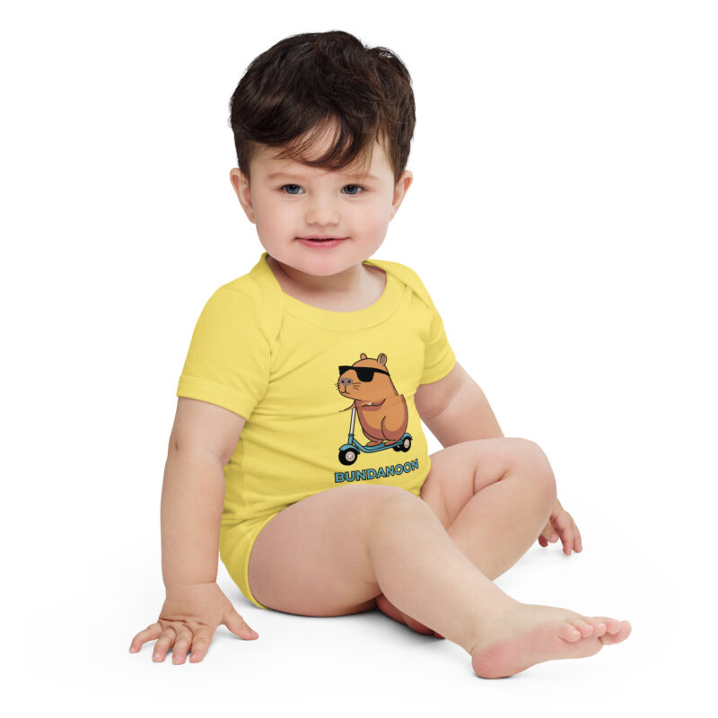 Bundanoon Scooter Wombat Baby Short Sleeve One Piece - Image 6