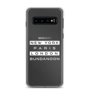 New York, Paris, London, Bundanoon Clear Case for Samsung®