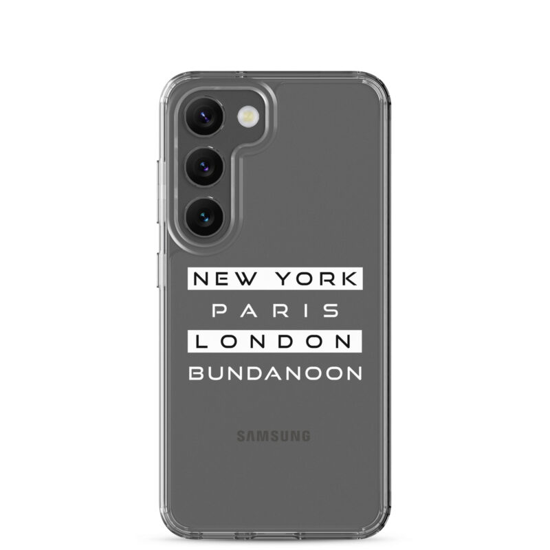 New York, Paris, London, Bundanoon Clear Case for Samsung® - Image 35