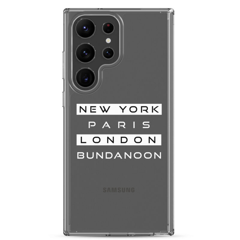 New York, Paris, London, Bundanoon Clear Case for Samsung® - Image 33