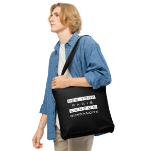New York, Paris, London, Bundanoon Cotton Tote Bag