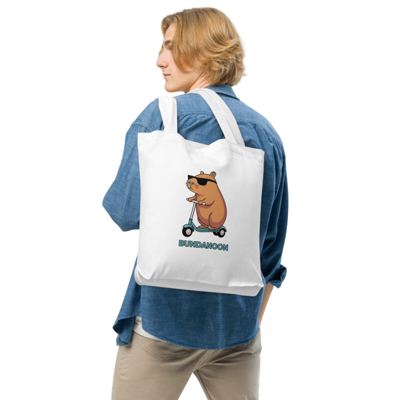 Bundanoon Scooter Wombat Cotton Tote Bag - Image 3
