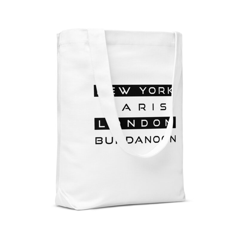 New York, Paris, London, Bundanoon Cotton Tote Bag - Image 3