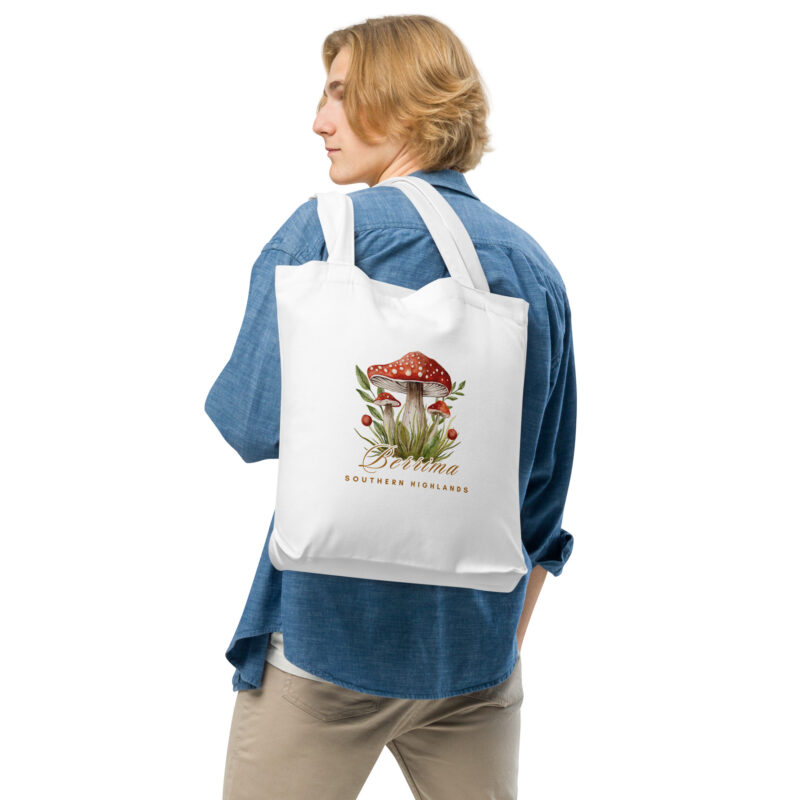 Berrima Mushroom Cotton Tote Bag - Image 2