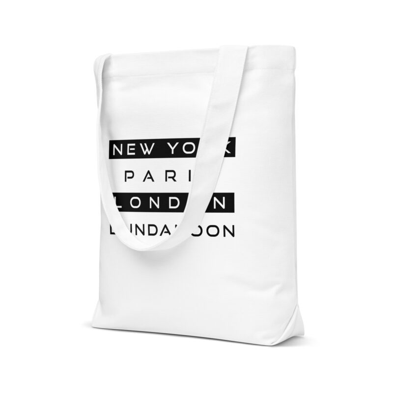 New York, Paris, London, Bundanoon Cotton Tote Bag - Image 2