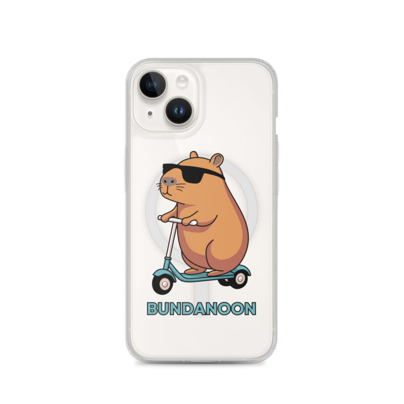 Bundanoon Scooter Wombat MagSafe® Clear Case for iPhone®