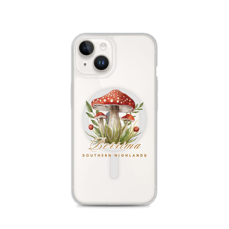Berrima Mushroom MagSafe® Clear Case for iPhone® - Image 5