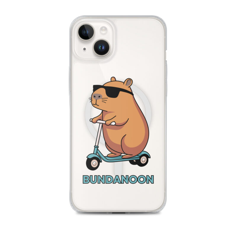 Bundanoon Scooter Wombat MagSafe® Clear Case for iPhone® - Image 2