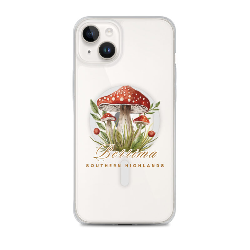 Berrima Mushroom MagSafe® Clear Case for iPhone® - Image 2