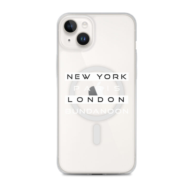 New York, Paris, London, Bundanoon MagSafe® Clear Case for iPhone® - Image 2
