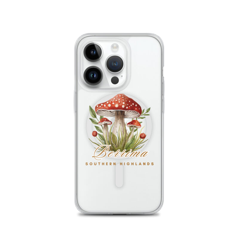 Berrima Mushroom MagSafe® Clear Case for iPhone® - Image 4