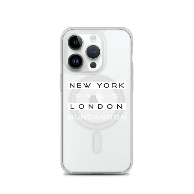 New York, Paris, London, Bundanoon MagSafe® Clear Case for iPhone® - Image 4
