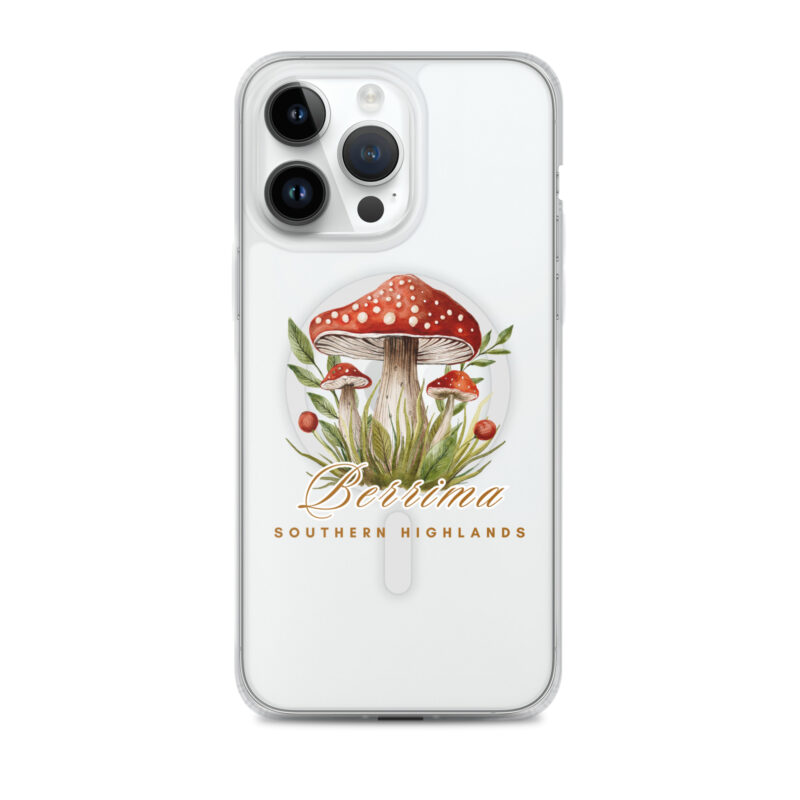 Berrima Mushroom MagSafe® Clear Case for iPhone® - Image 3