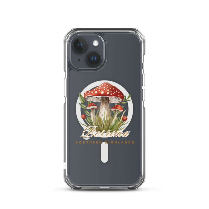 Berrima Mushroom MagSafe® Clear Case for iPhone® - Image 9