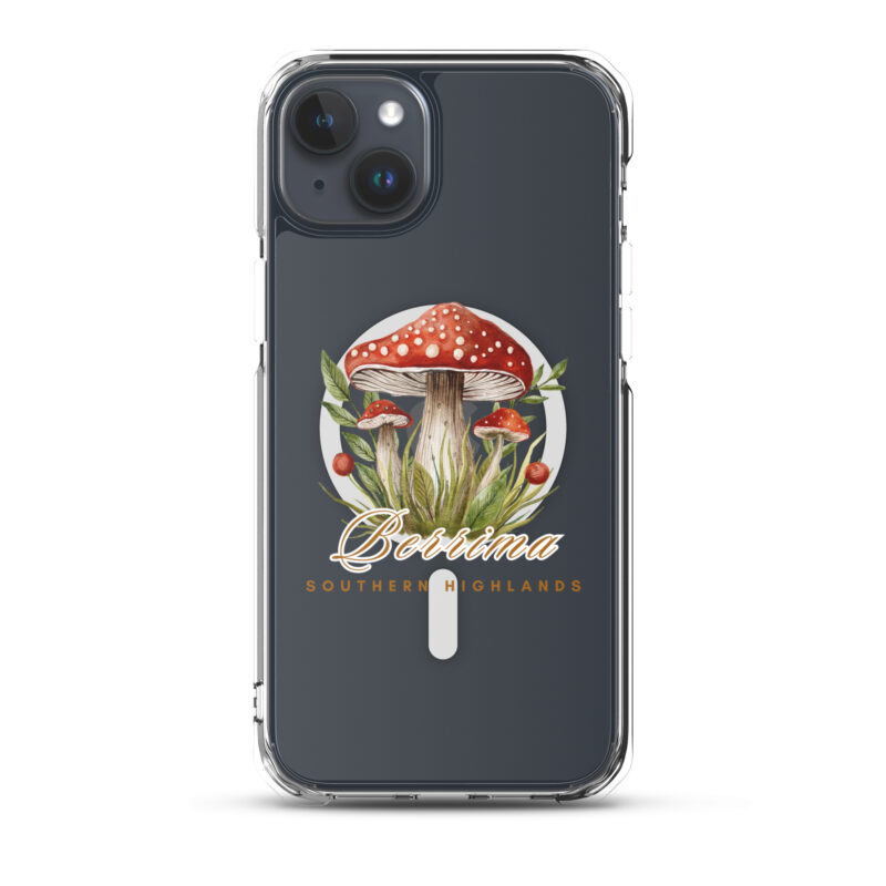 Berrima Mushroom MagSafe® Clear Case for iPhone® - Image 6