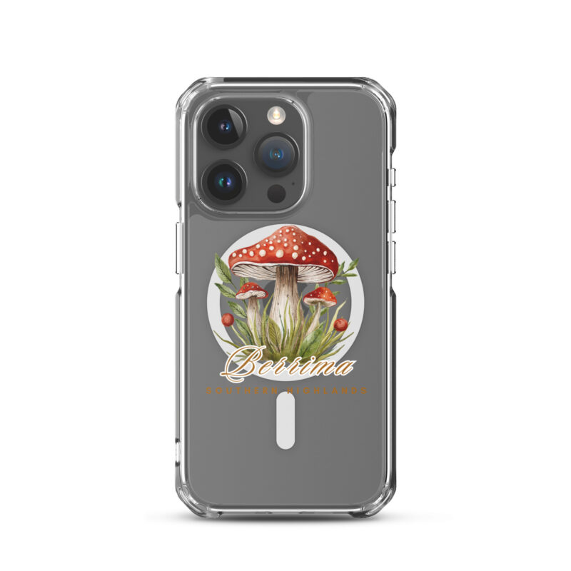 Berrima Mushroom MagSafe® Clear Case for iPhone® - Image 8