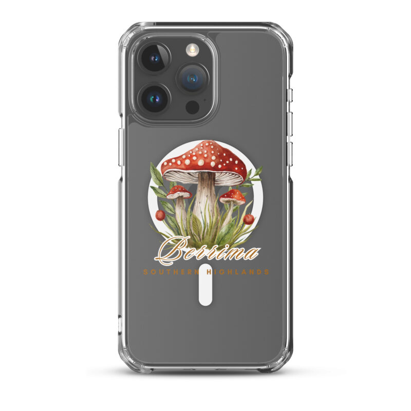 Berrima Mushroom MagSafe® Clear Case for iPhone® - Image 7