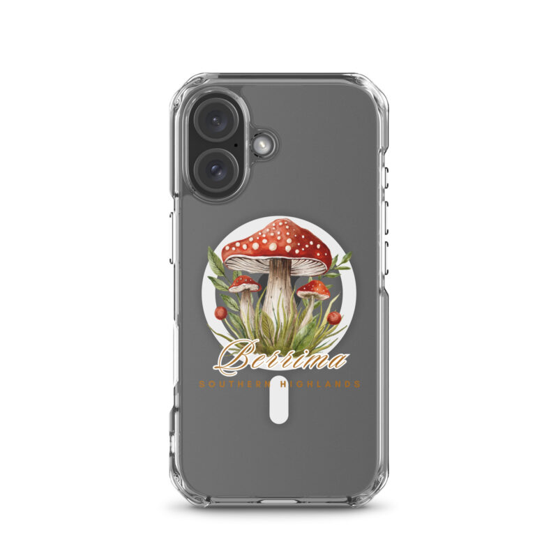Berrima Mushroom MagSafe® Clear Case for iPhone® - Image 12