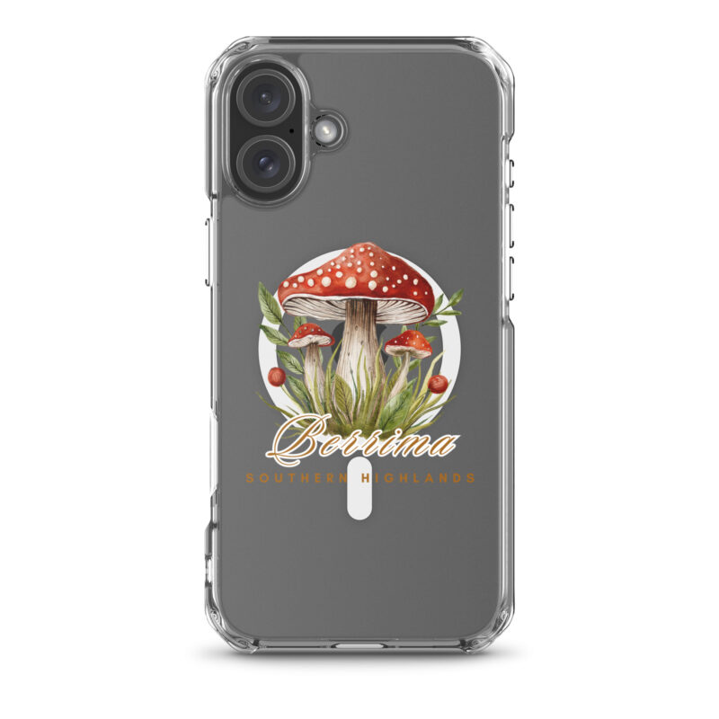 Berrima Mushroom MagSafe® Clear Case for iPhone® - Image 10