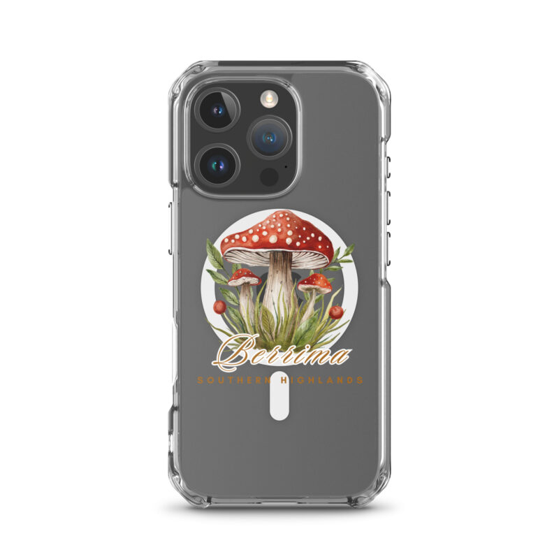 Berrima Mushroom MagSafe® Clear Case for iPhone® - Image 11