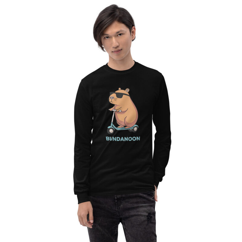 Bundanoon Scooter Wombat Men’s Long Sleeve Shirt