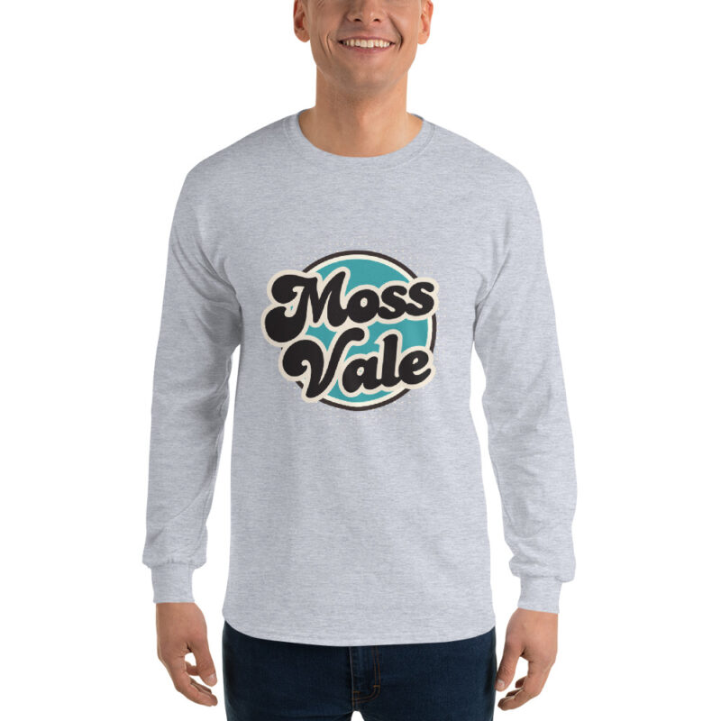 Moss Vale Retro Men’s Long Sleeve Shirt - Image 3