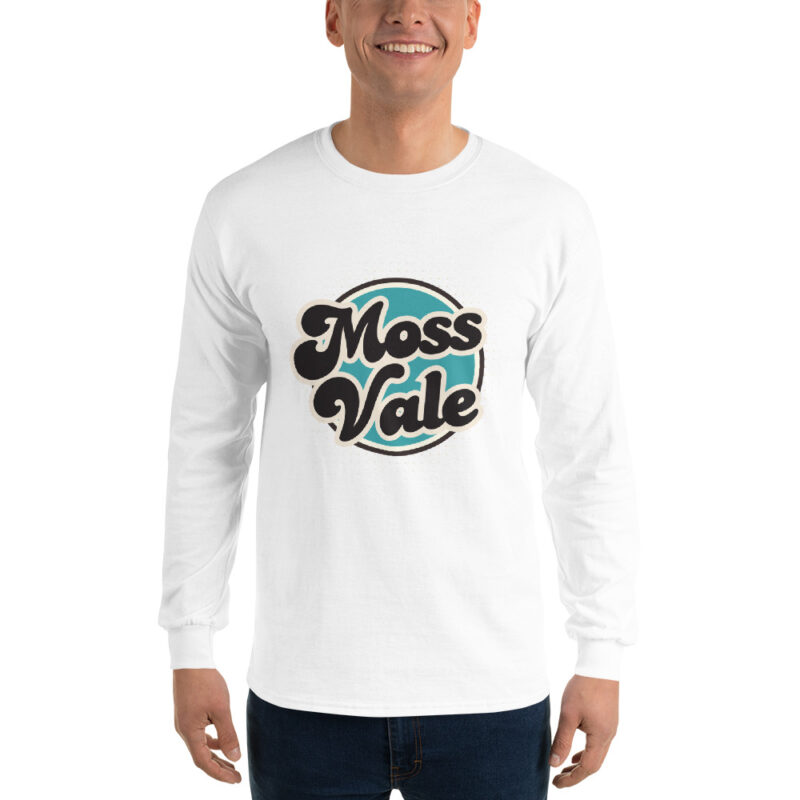 Moss Vale Retro Men’s Long Sleeve Shirt - Image 4