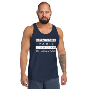New York, Paris, London, Bundanoon Men's Tank Top