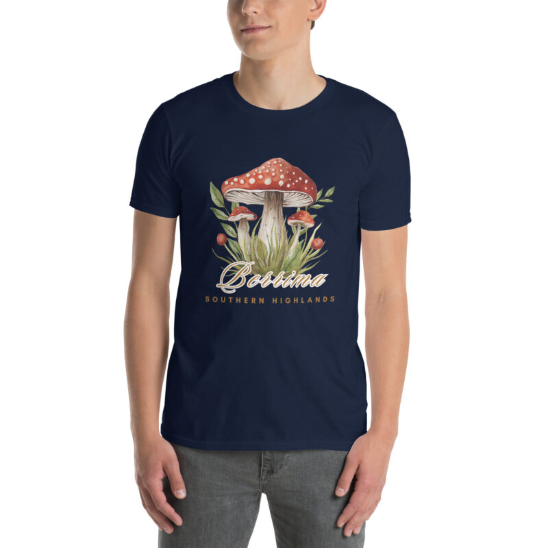 Berrima Mushroom Soft Style Short Sleeve Unisex T-Shirt - Image 2