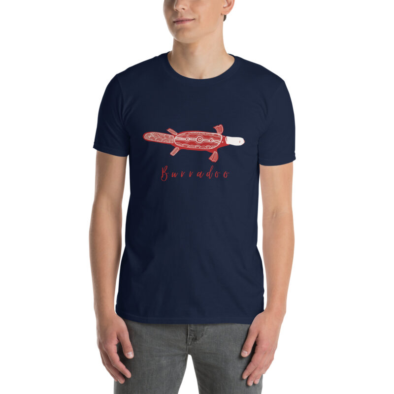 Burradoo Platypus Soft Style Short-Sleeve Unisex T-Shirt - Image 7