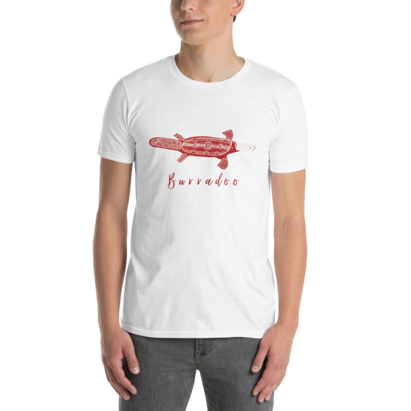 Burradoo Platypus Soft Style Short-Sleeve Unisex T-Shirt - Image 13