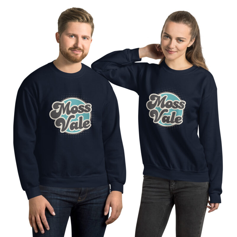 Moss Vale Retro Unisex Sweatshirt - Image 2