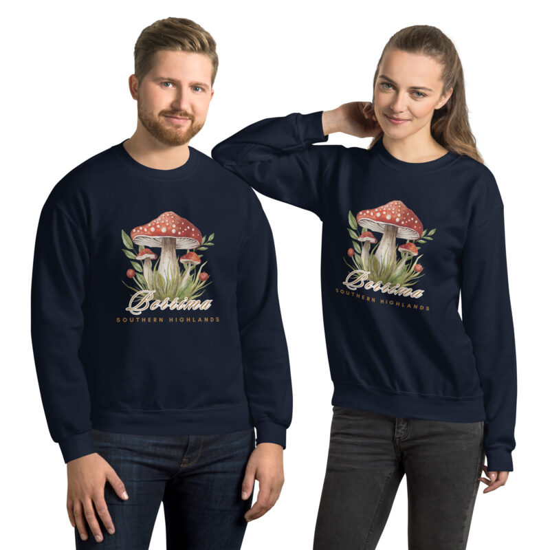 Berrima Mushroom Unisex Sweatshirt - Image 3