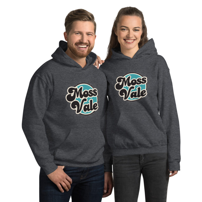 Moss Vale Retro Unisex Hoodie - Image 3