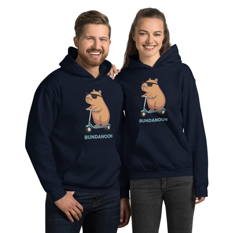 Bundanoon Scooter Wombat Unisex Hoodie - Image 2