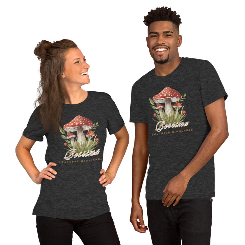 Berrima Mushroom Unisex T-Shirt - Image 6