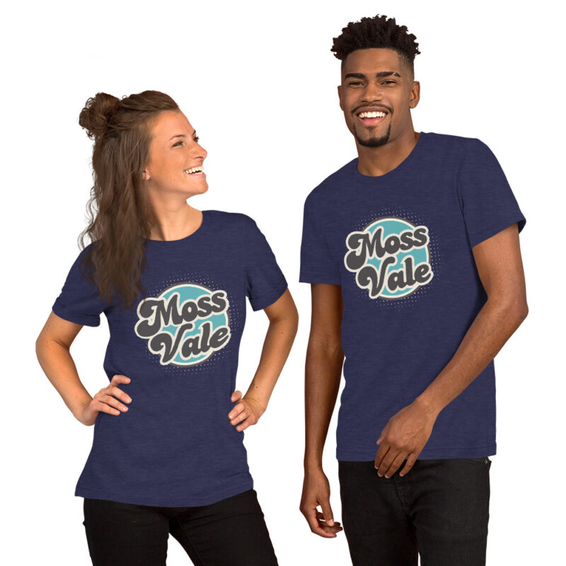Moss Vale Retro Unisex T-Shirt - Image 3