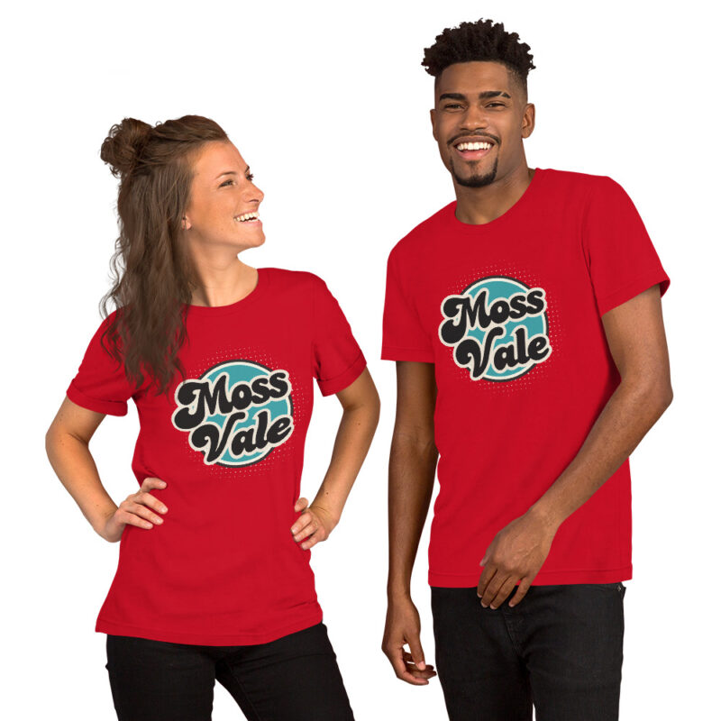 Moss Vale Retro Unisex T-Shirt - Image 4