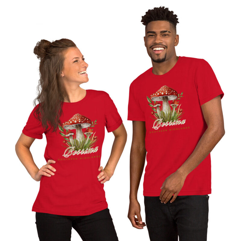 Berrima Mushroom Unisex T-Shirt - Image 4