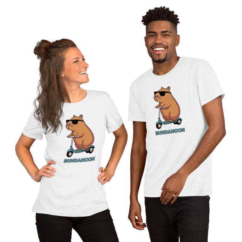Bundanoon Scooter Wombat Unisex T-Shirt - Image 4