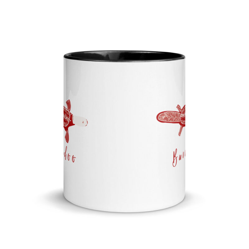 Burradoo Platypus Mug with Colour Inside - Image 3