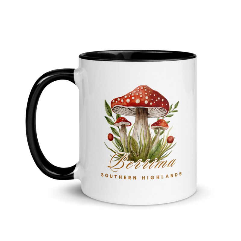 Berrima Mushroom Mug with Colour Inside - Image 4