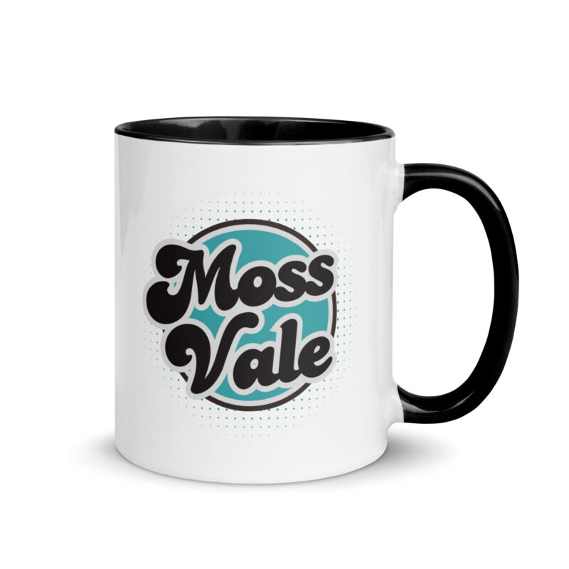 Moss Vale Retro Mug with Colour Inside - Image 2