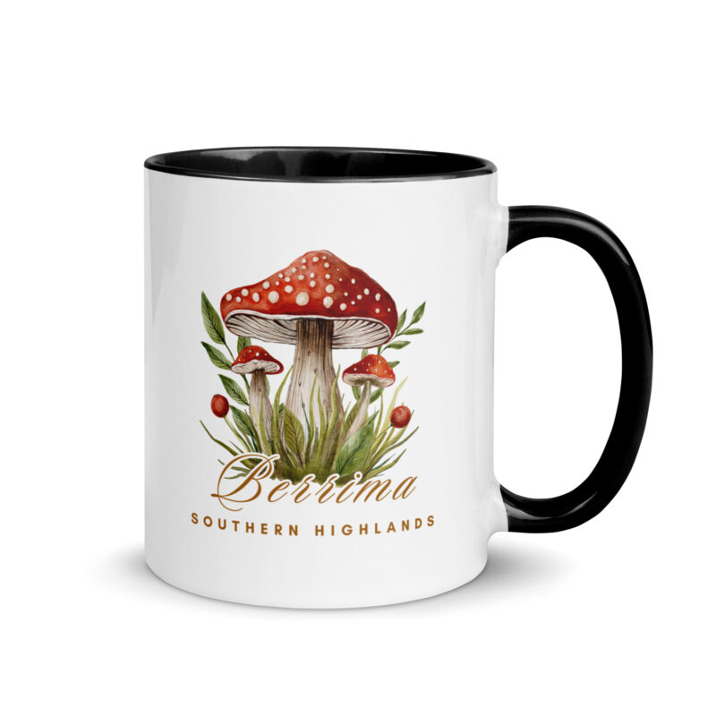 Berrima Mushroom Mug with Colour Inside - Image 2