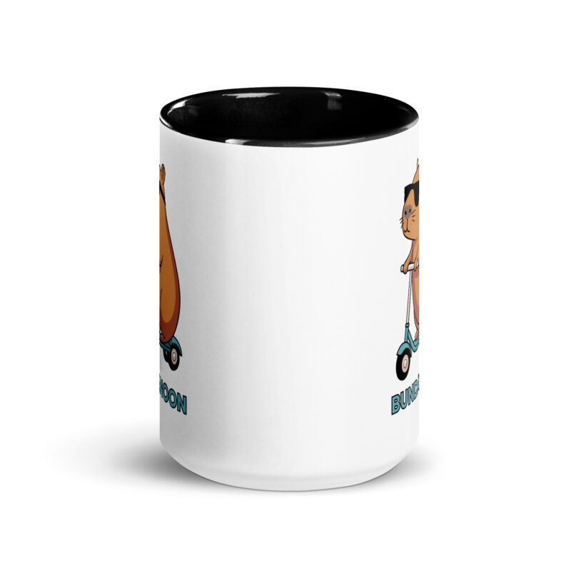 Bundanoon Scooter Wombat Mug with Colour Inside - Image 5