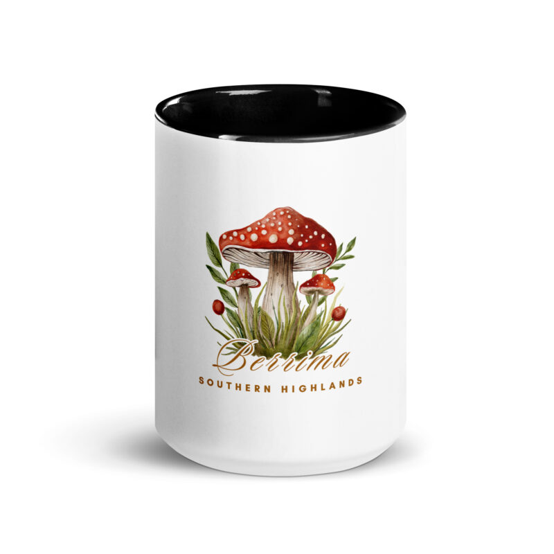 Berrima Mushroom Mug with Colour Inside - Image 5